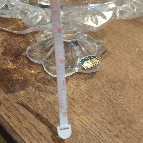 Polonia lead crystal candy dish. O18GW7house - Picture 6 of 6